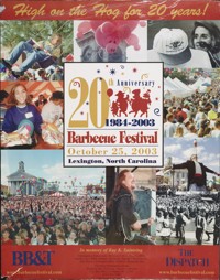 20th Anniversary Barbecue Festival Lexington, NC [October 25, 2003]