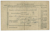 Selective Service Card, Robert Passmore, 1942