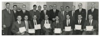 Men With Industrial Management Club Education Certificates