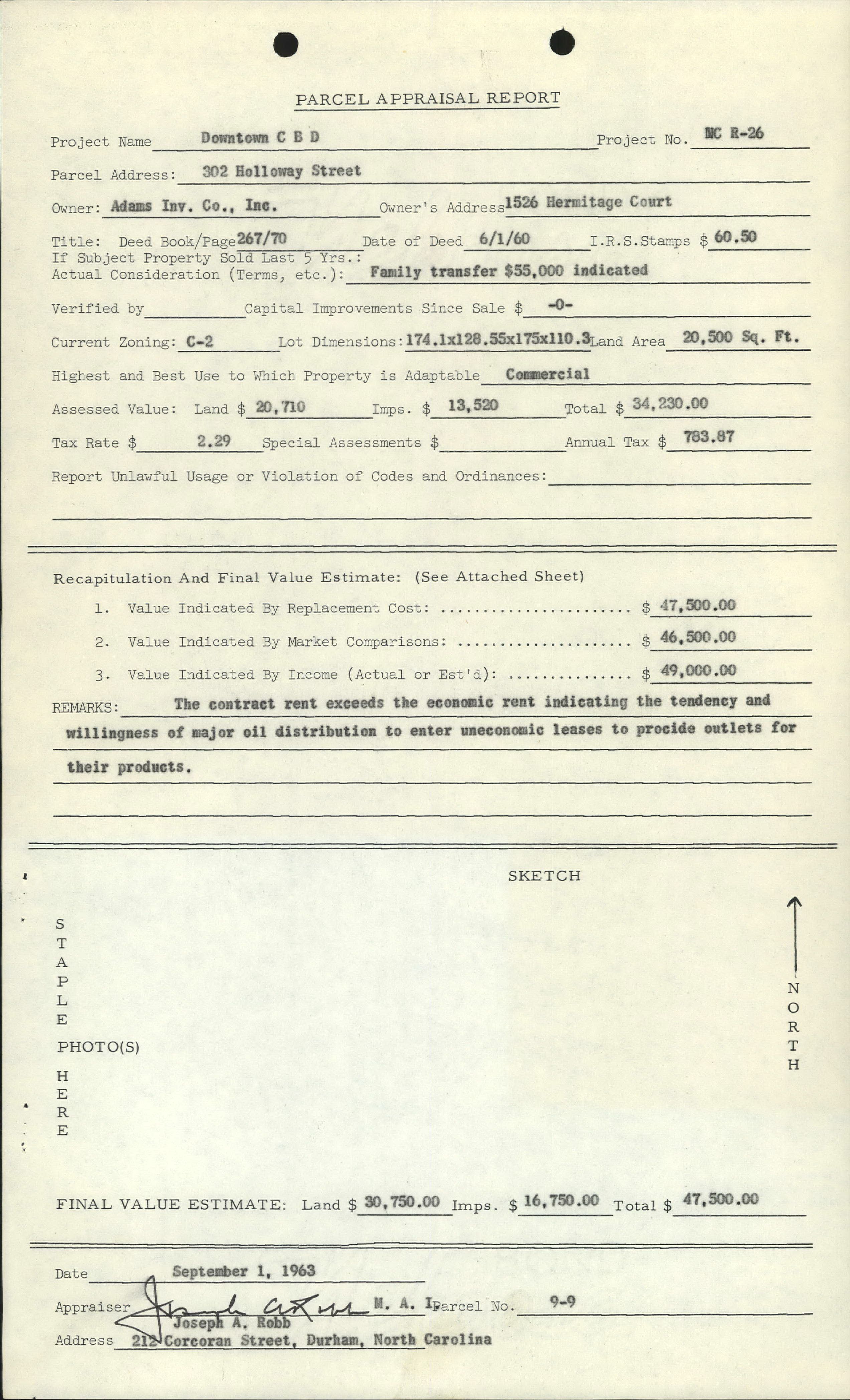 302 Holloway Street, Durham, N.C.