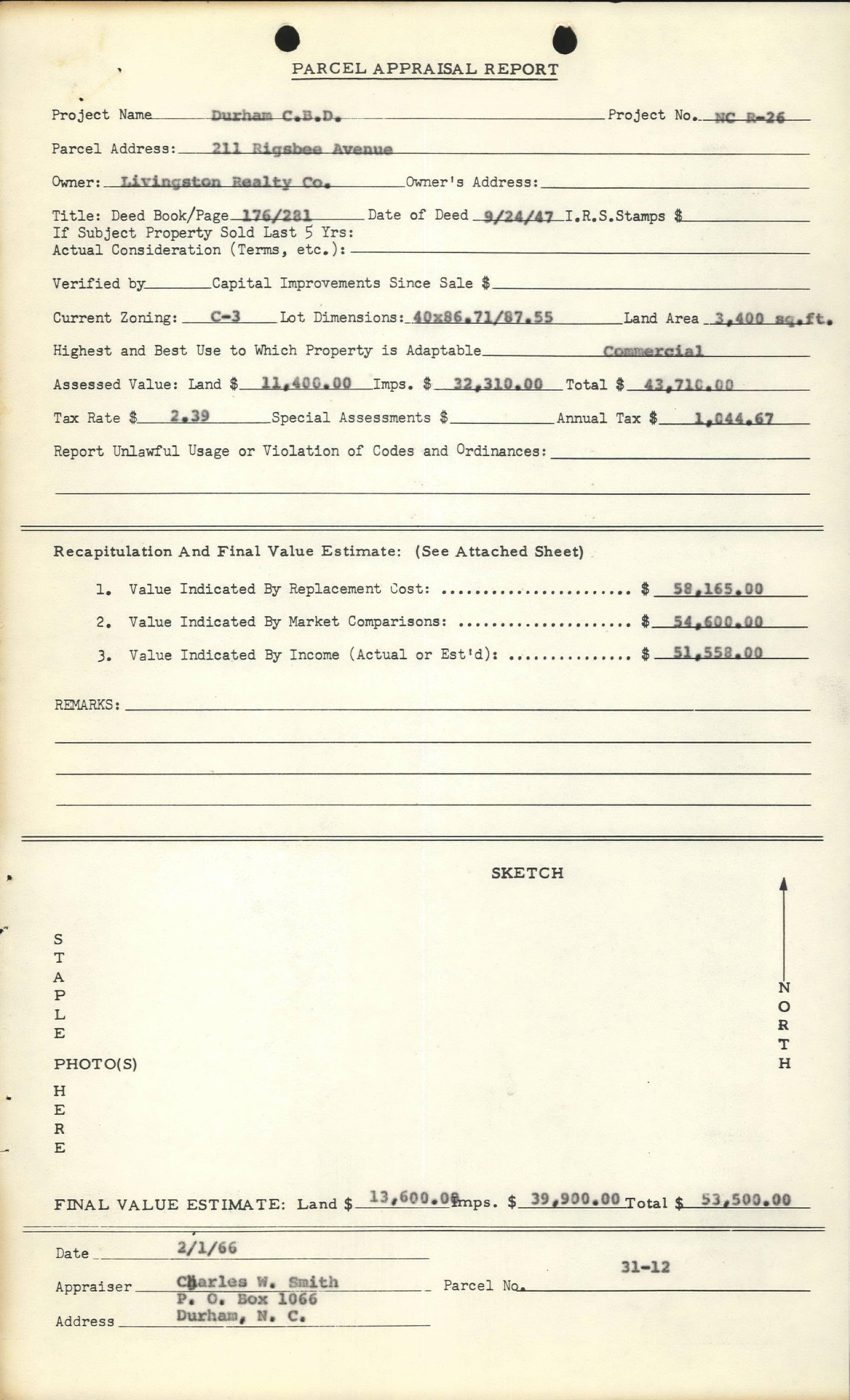 211 Rigsbee Avenue, Durham, N.C.