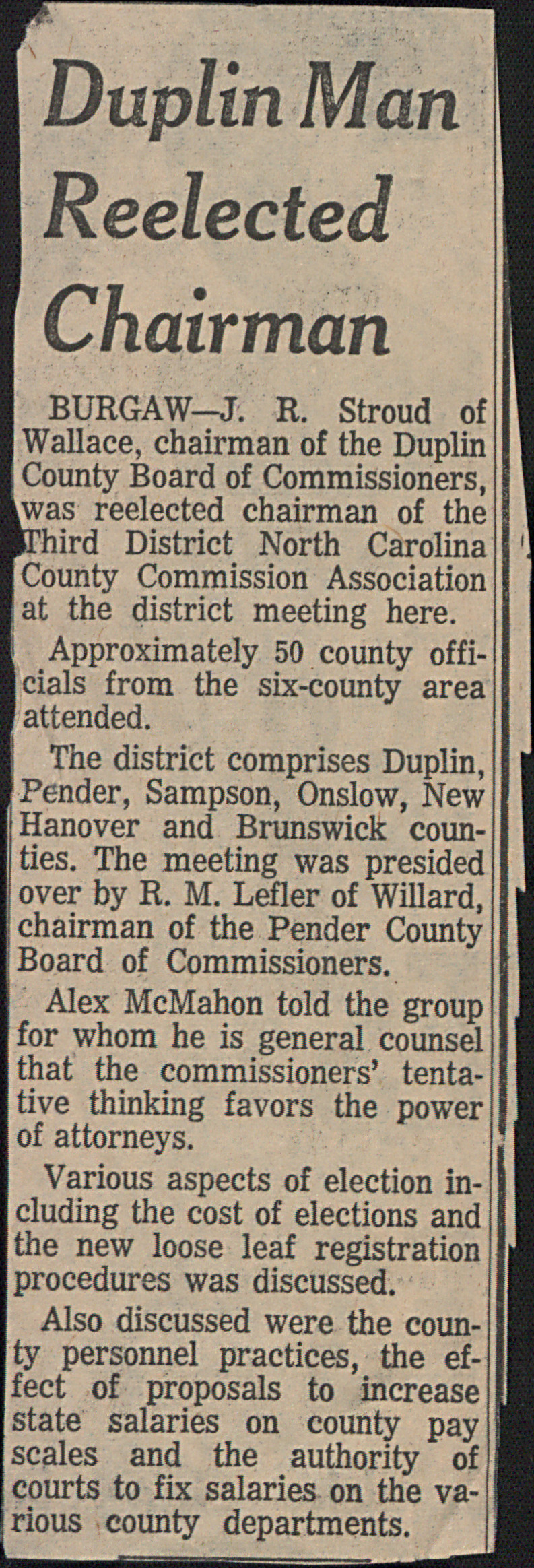 Wallace Enterprise Clippings