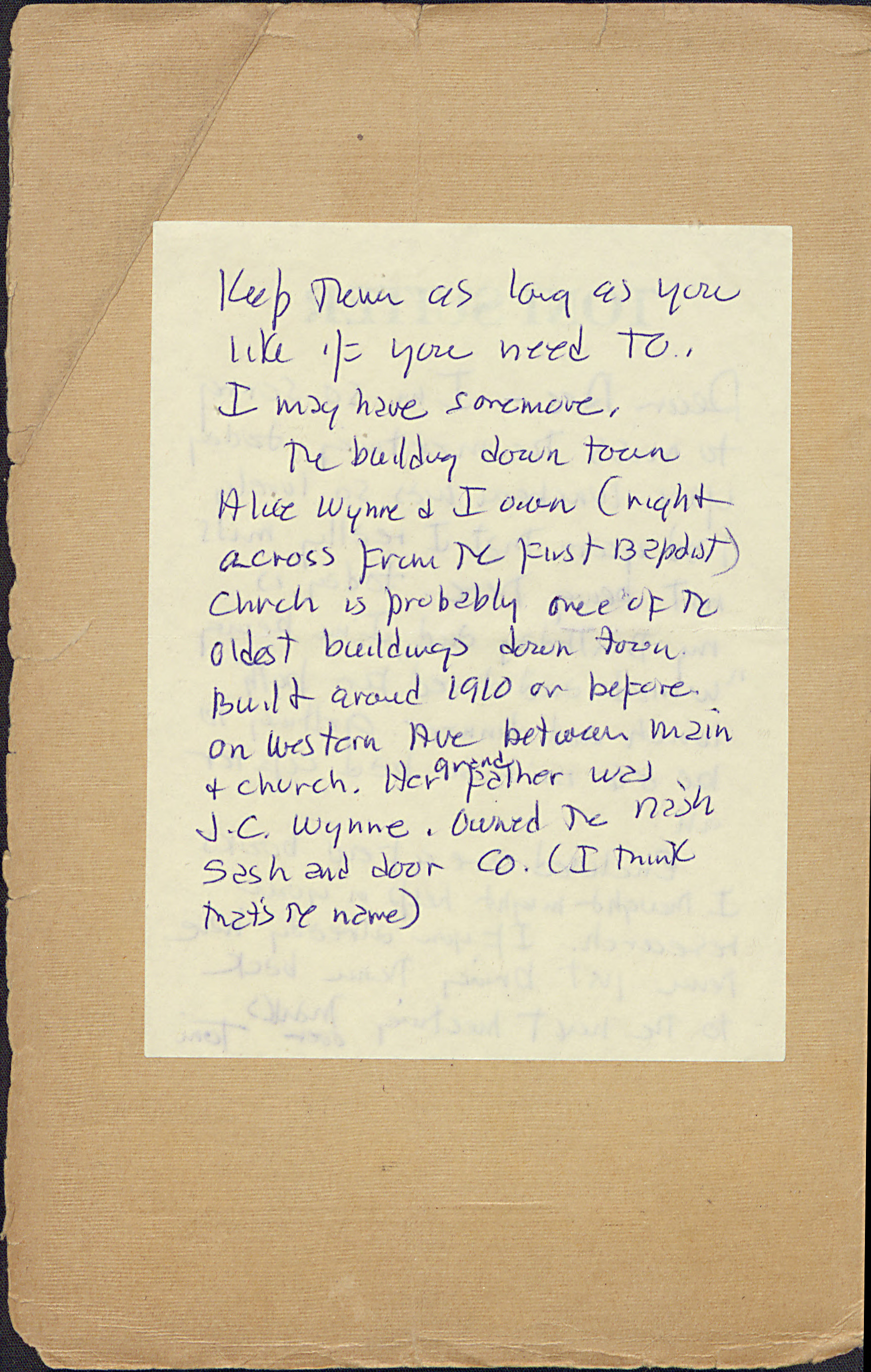 Dedication of the First Methodist Episcopal Church South of Rocky Mount