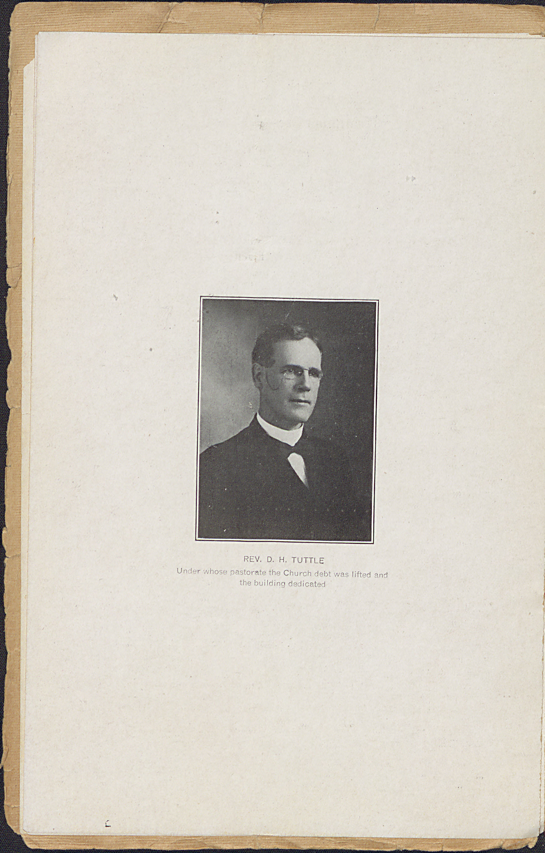 Dedication of the First Methodist Episcopal Church South of Rocky Mount