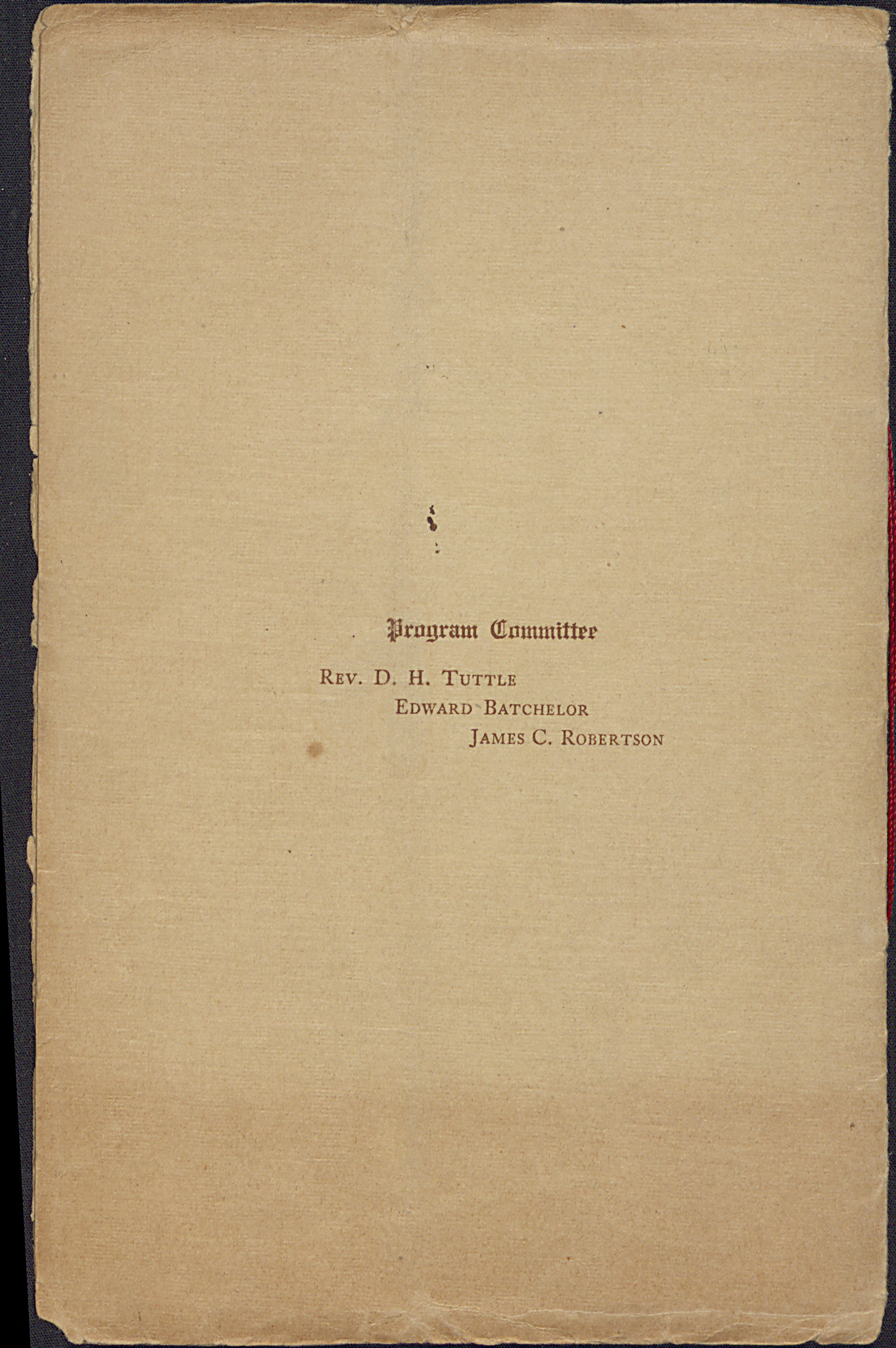 Dedication of the First Methodist Episcopal Church South of Rocky Mount