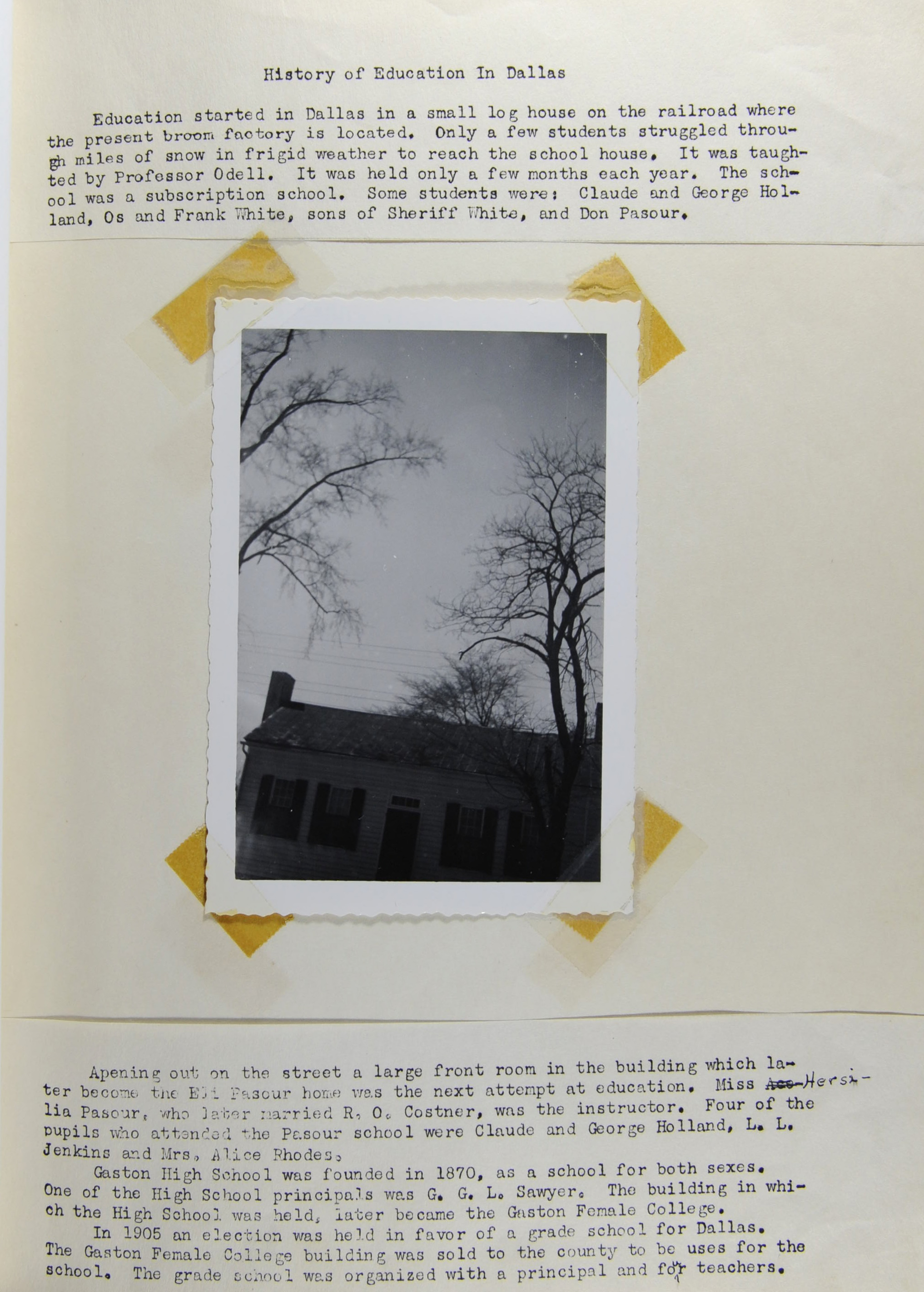 The History of Dallas, North Carolina