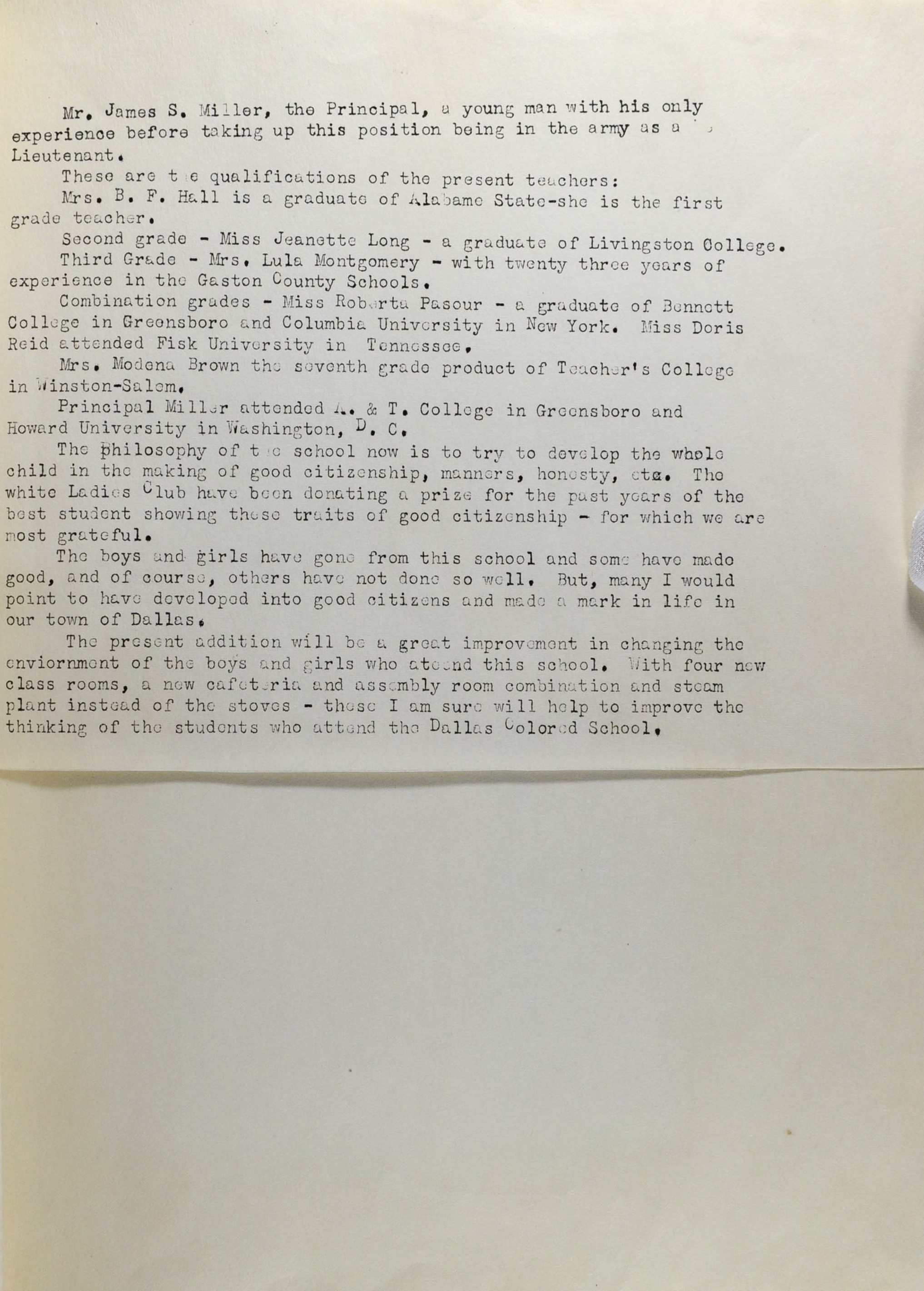 The History of Dallas, North Carolina