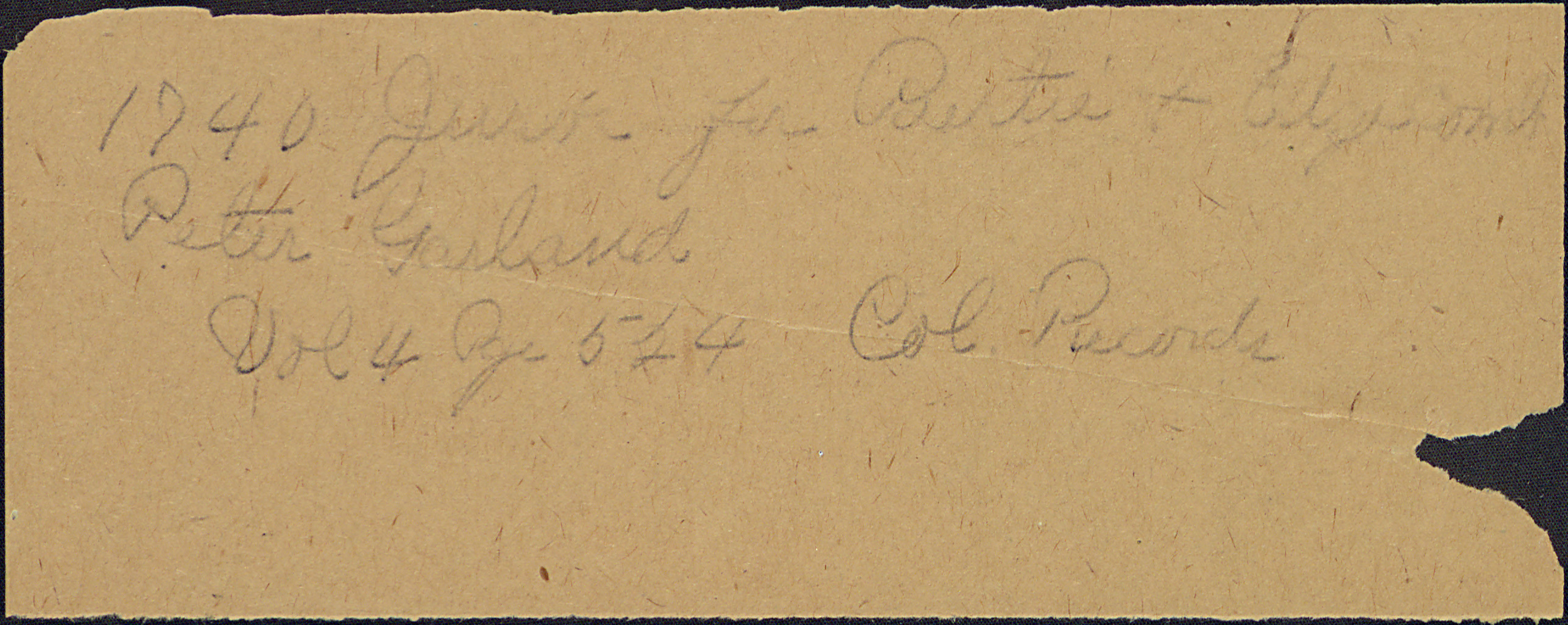 Garland Family Research Notes, from the Genealogy Files of the Sybil