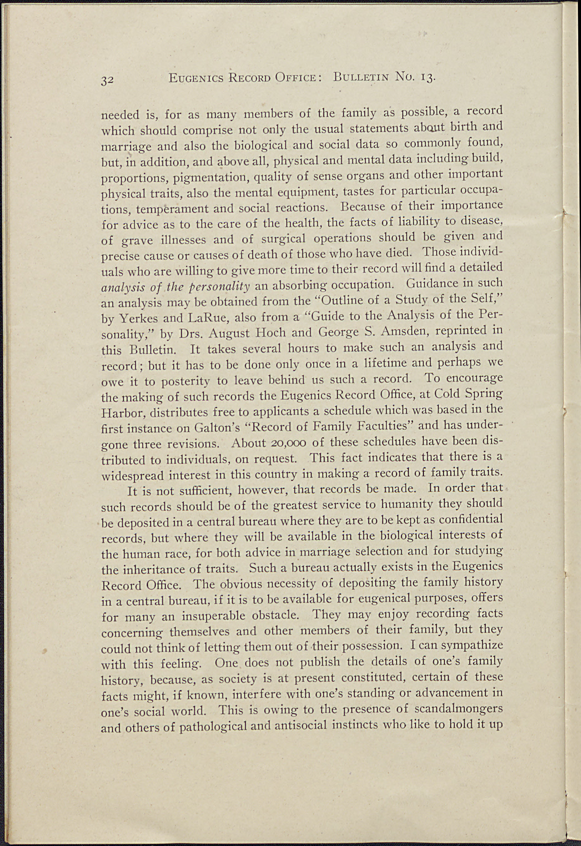 Sybil Hyatt's Eugenics Field Work, from the Personal Files of the Sybil ...