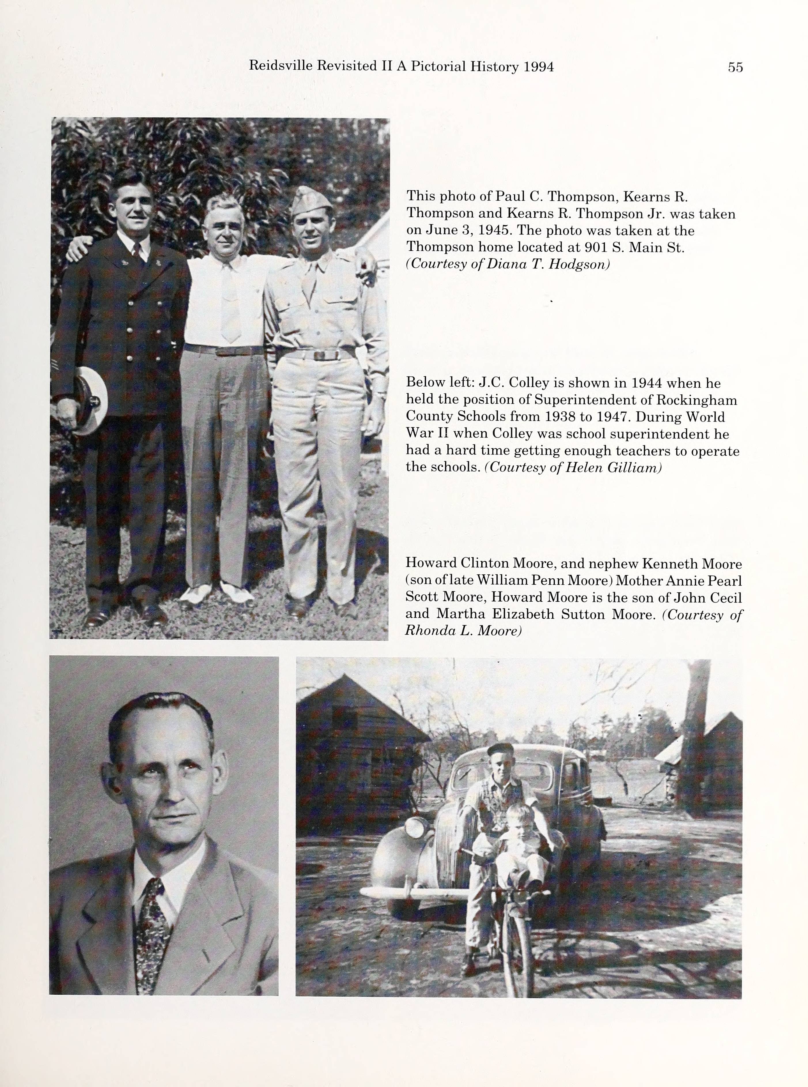 Reidsville Revisited II A Pictorial History 1994