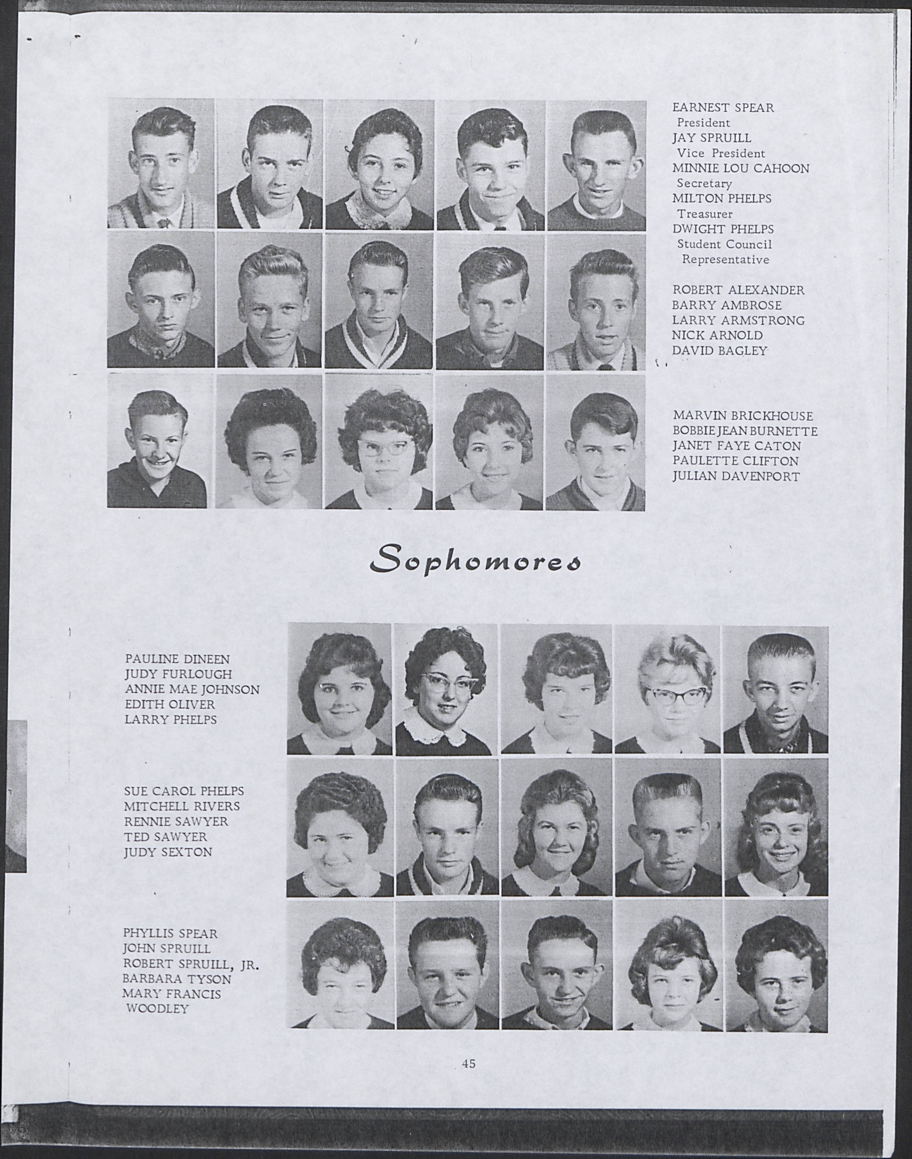 Creswell High School Yearbook [1962]