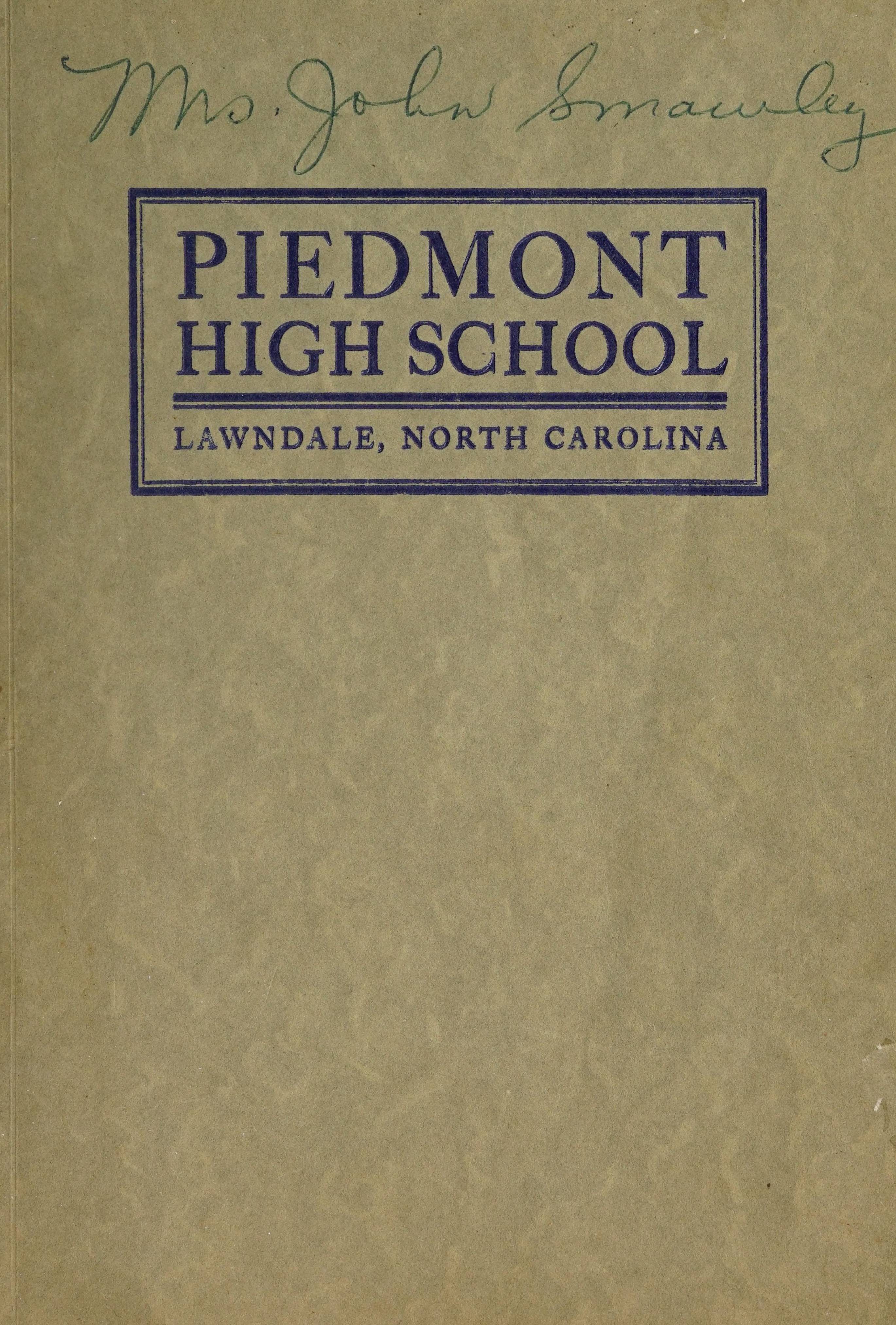 Piedmont High School [19131914]