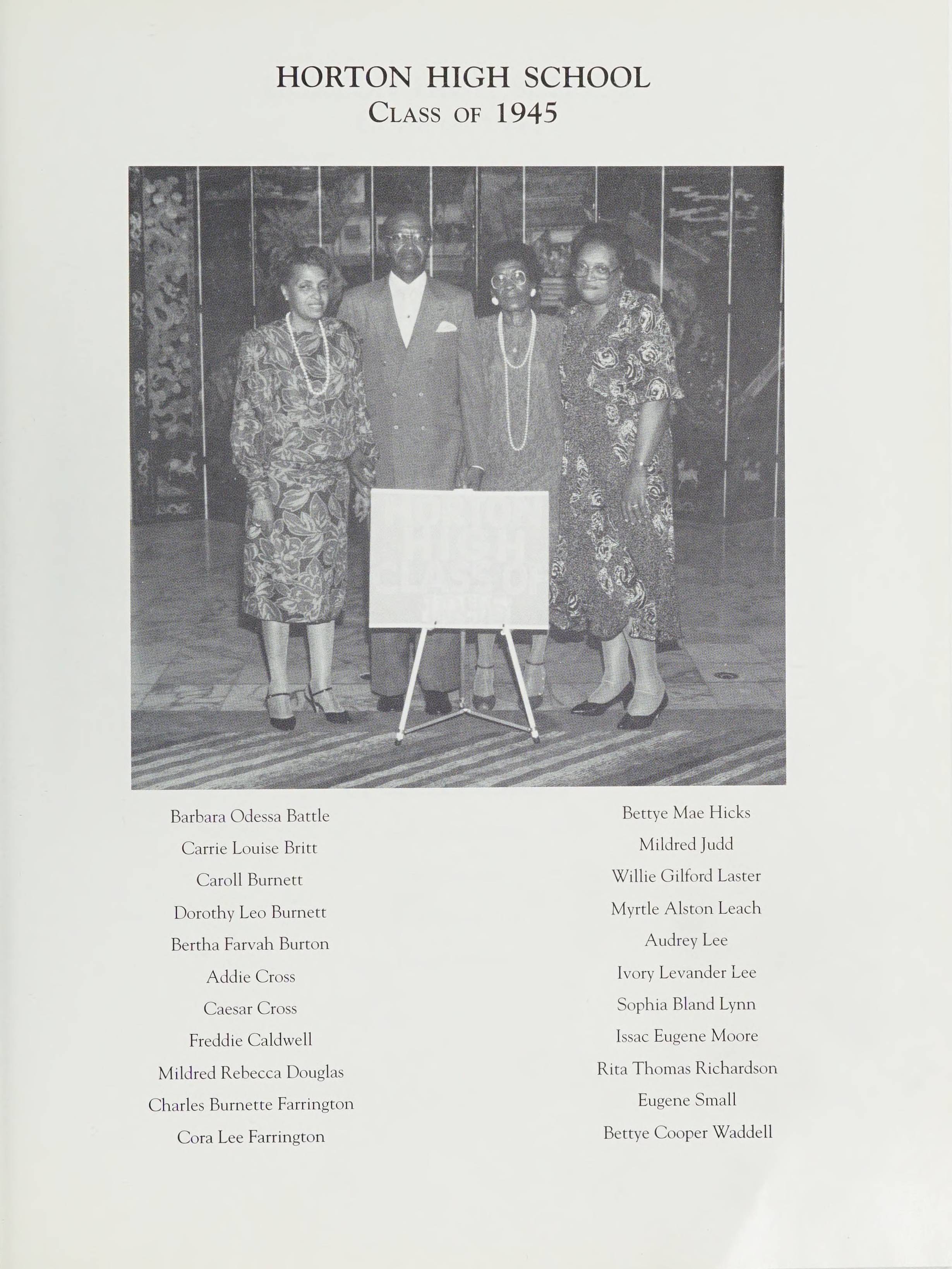 Horton High School 19351970