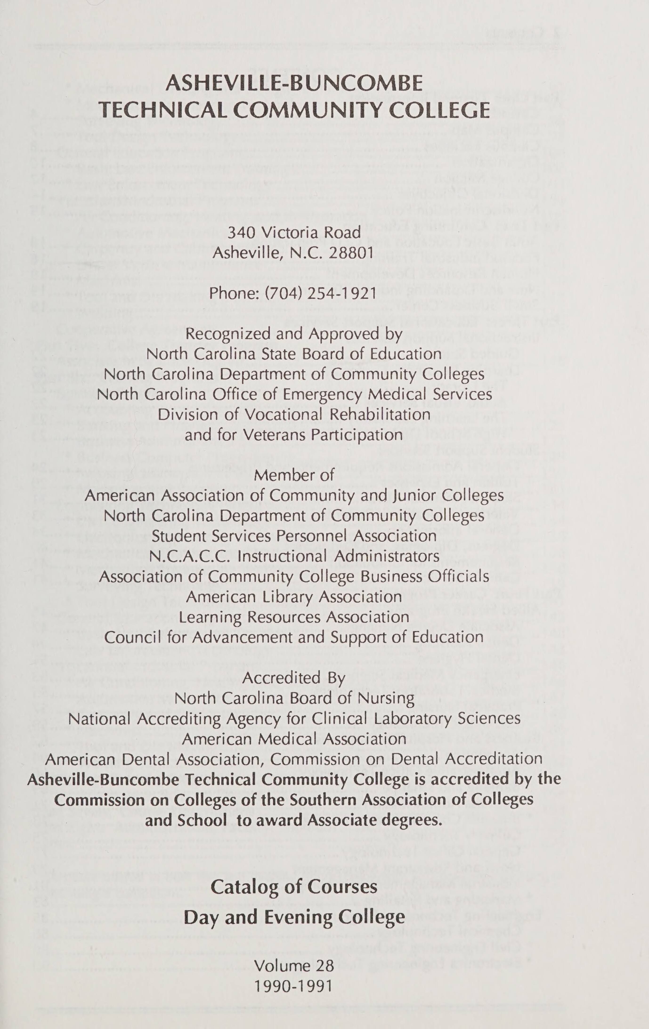 asheville-buncombe-technical-community-college-catalog-of-courses-1990-1991