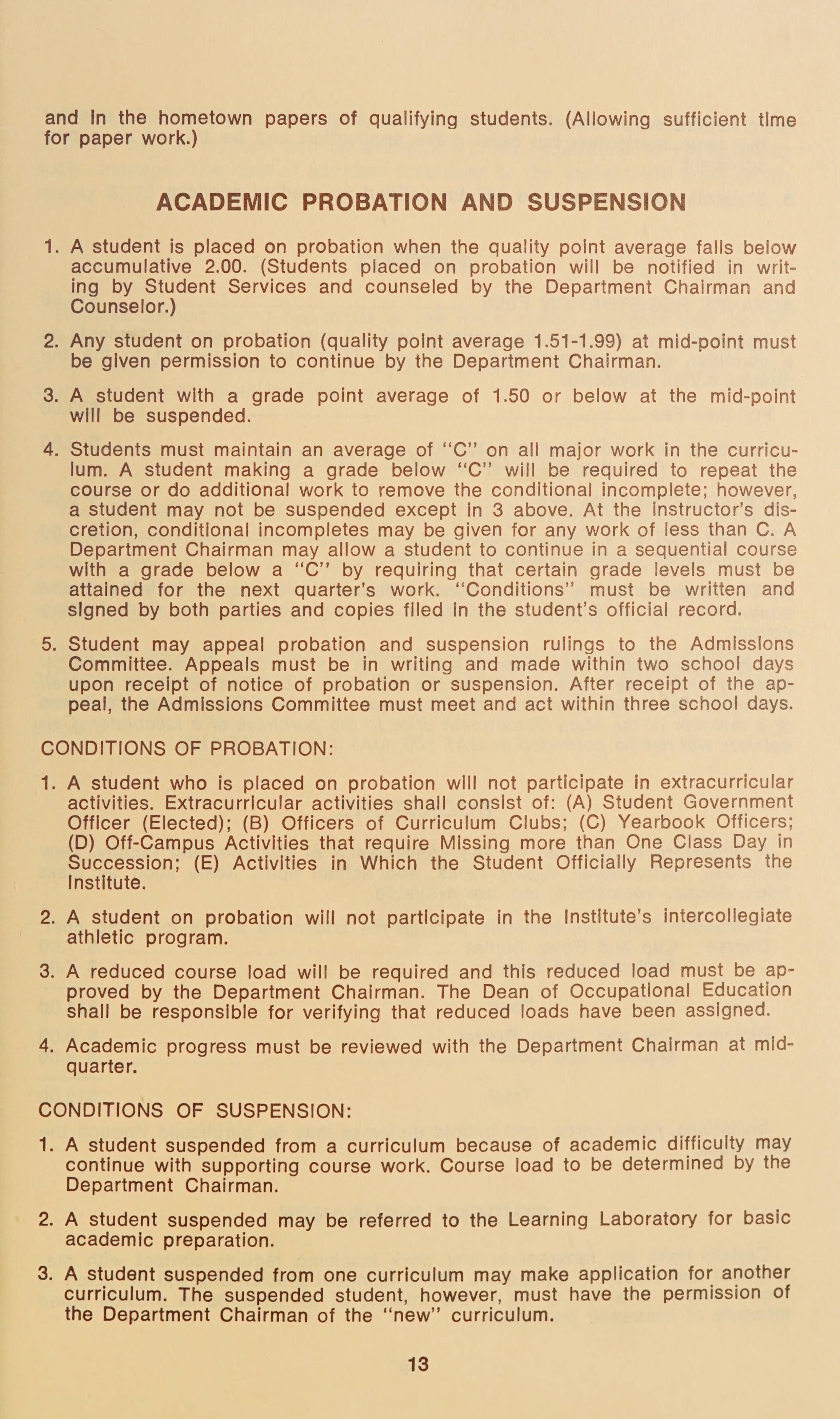 Asheville Buncombe Technical Institute Evening School Bulletin 1975 1976