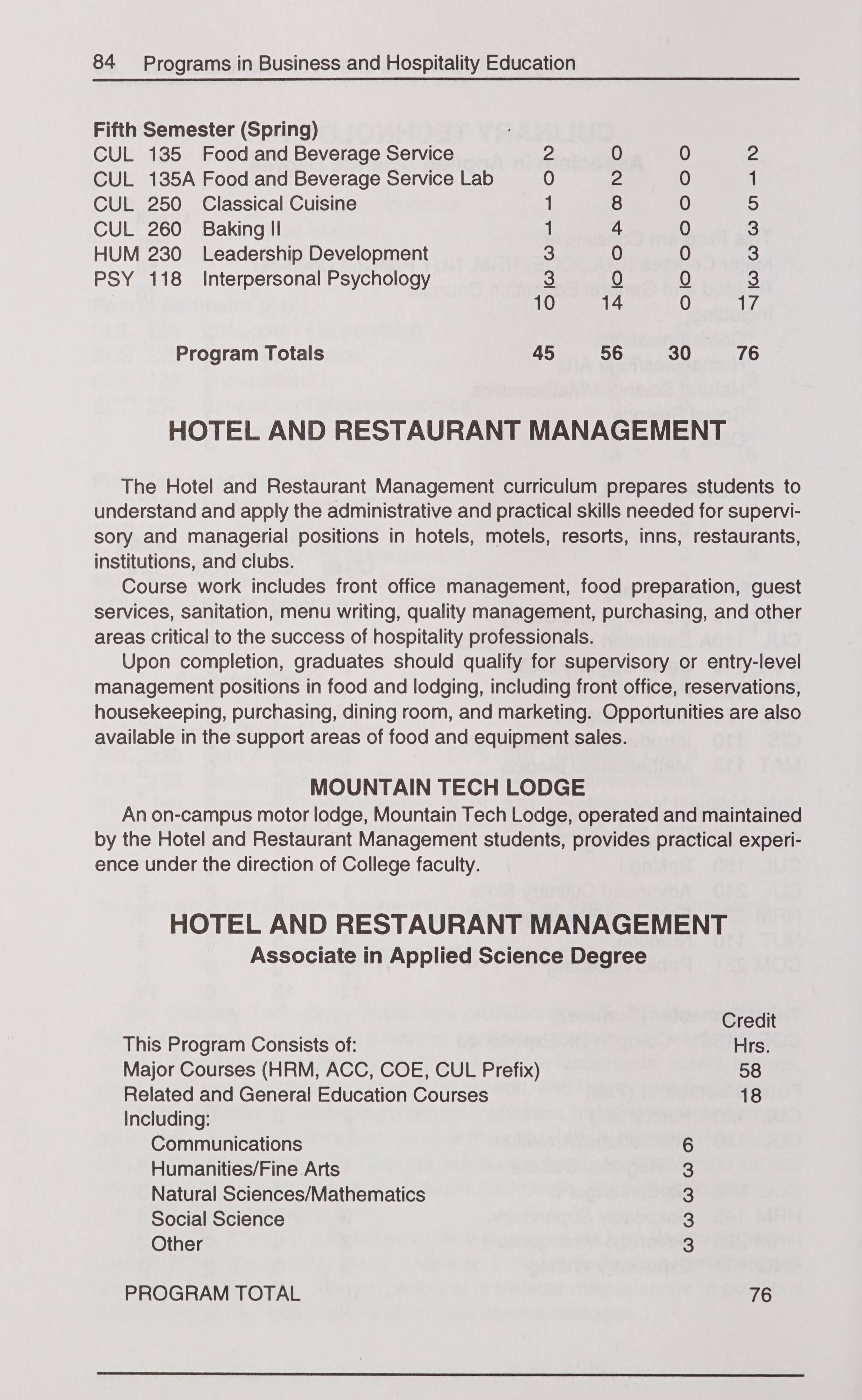 Asheville Buncombe Technical Community College Catalog Of Courses 1997 1998