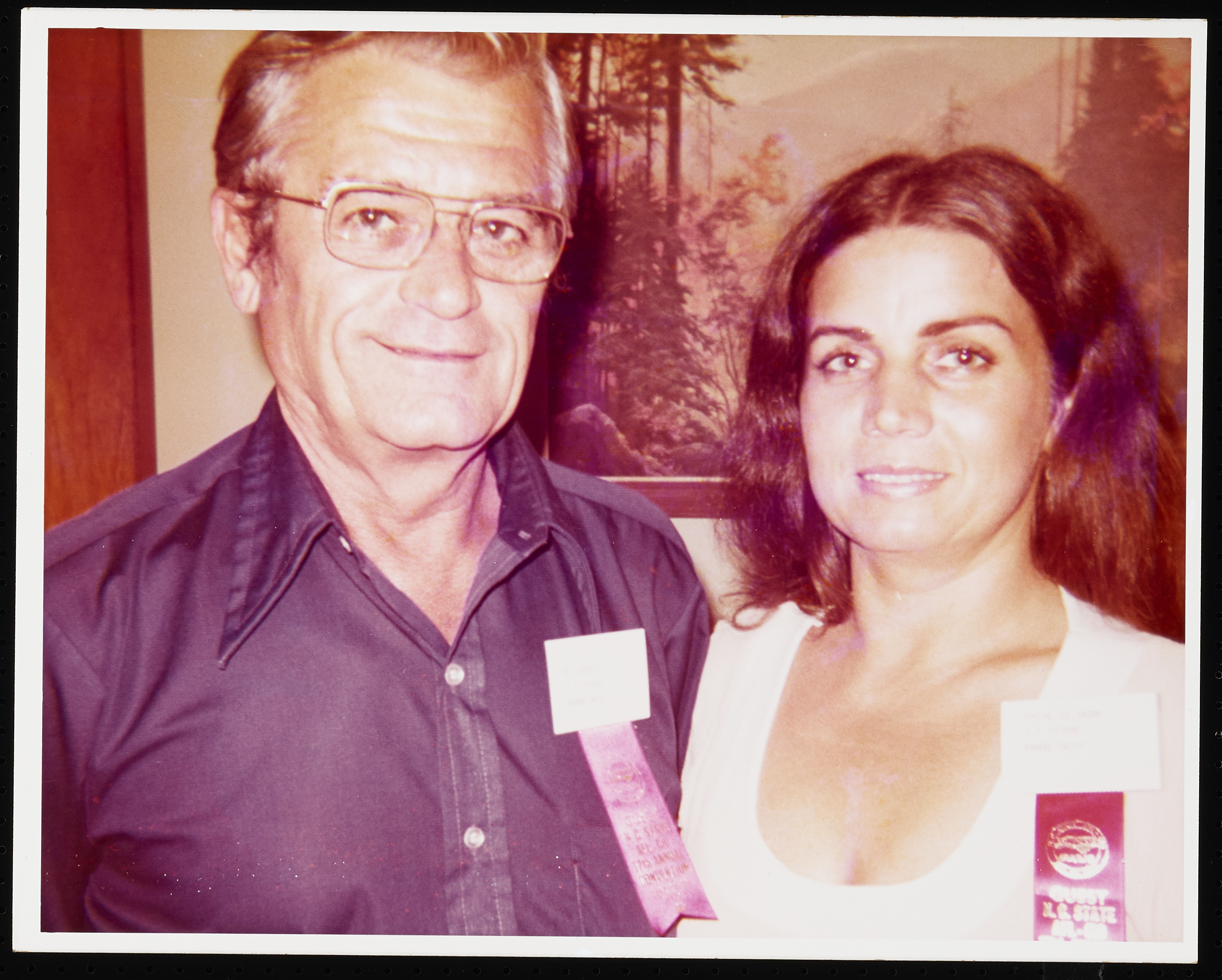 Eli Zivkovich and Crystal Lee Sutton at the 1974 AFL-CIO convention