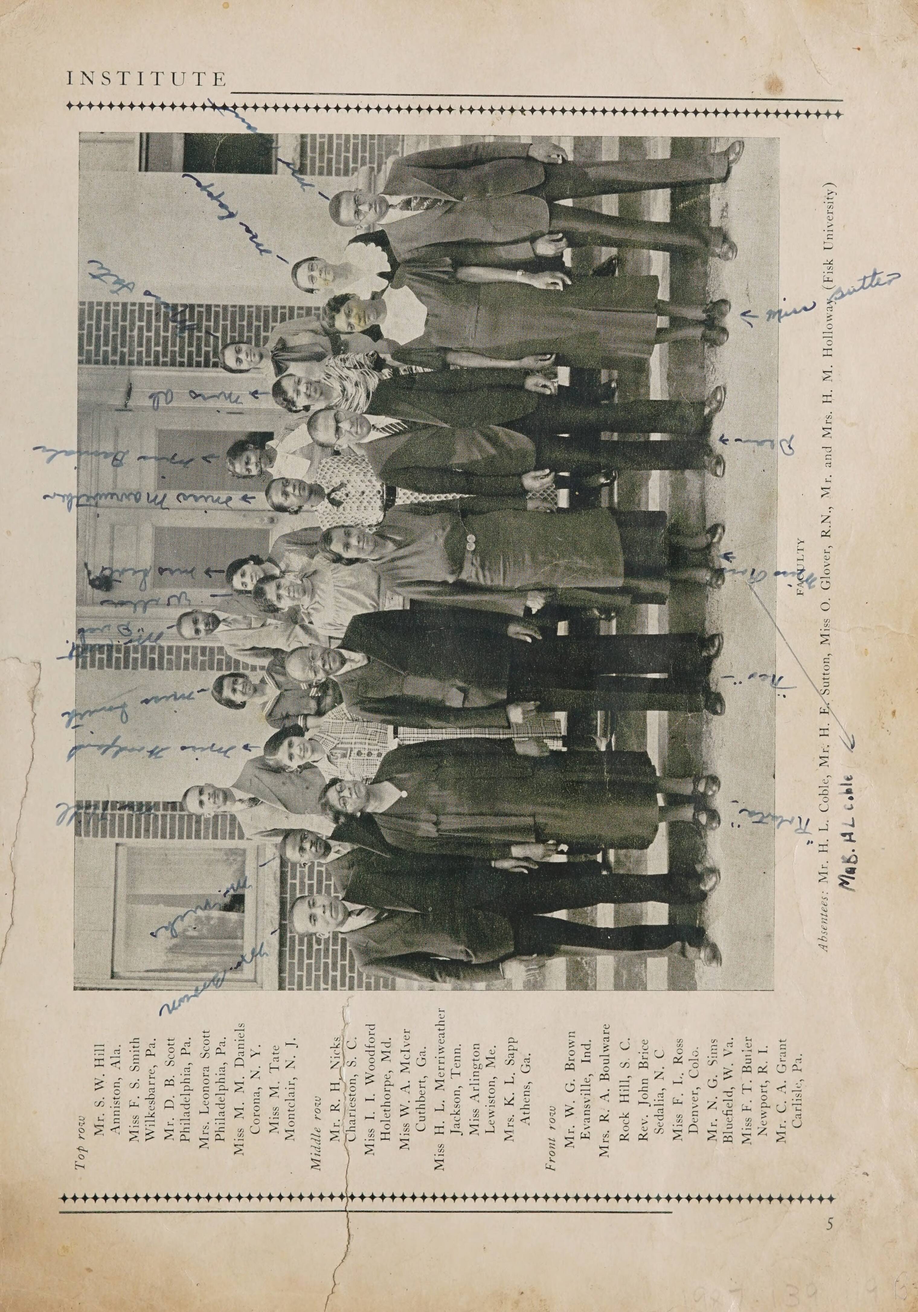 Palmer Memorial Institute Yearbook [1935]