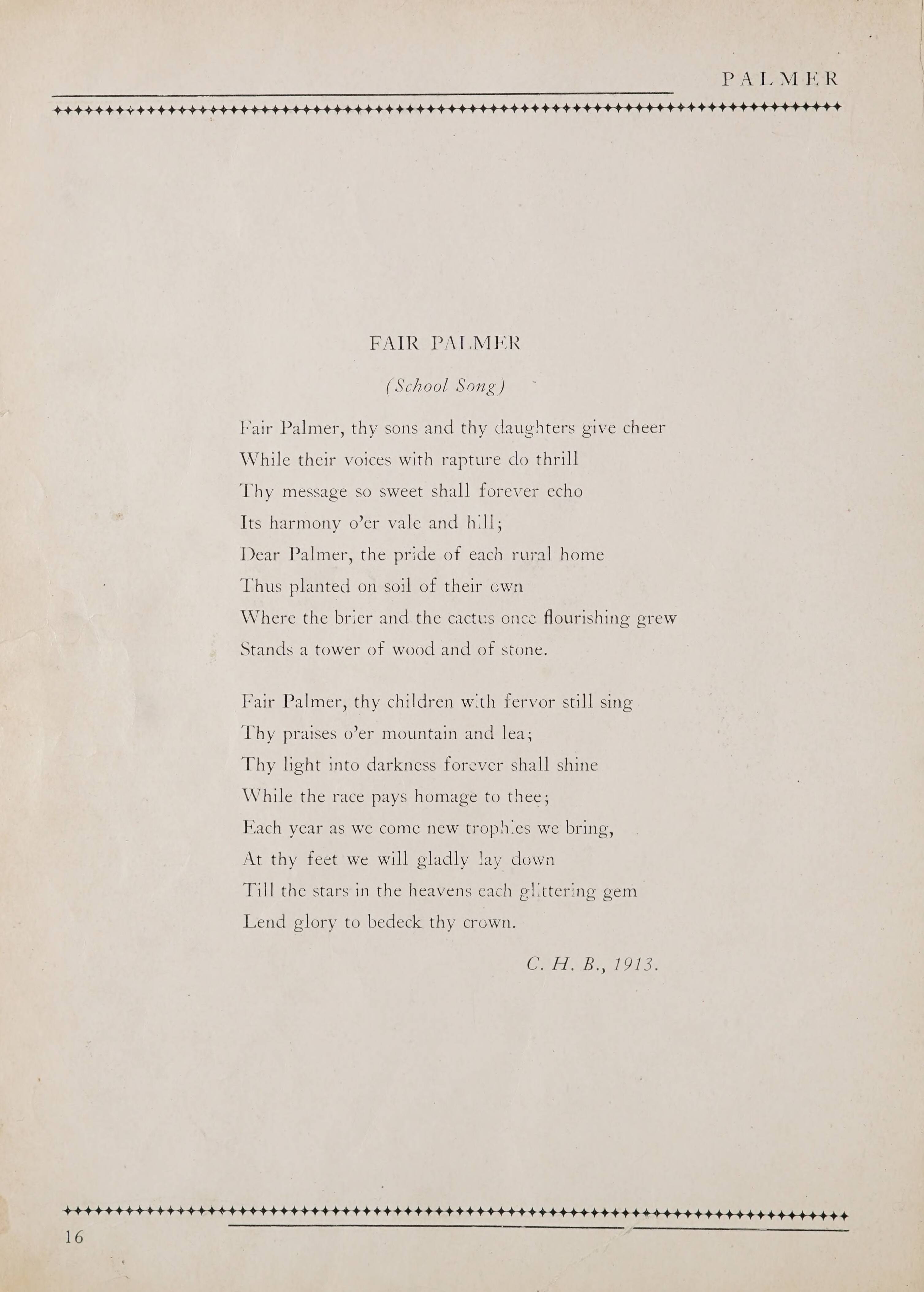 Palmer Memorial Institute Yearbook [1935]