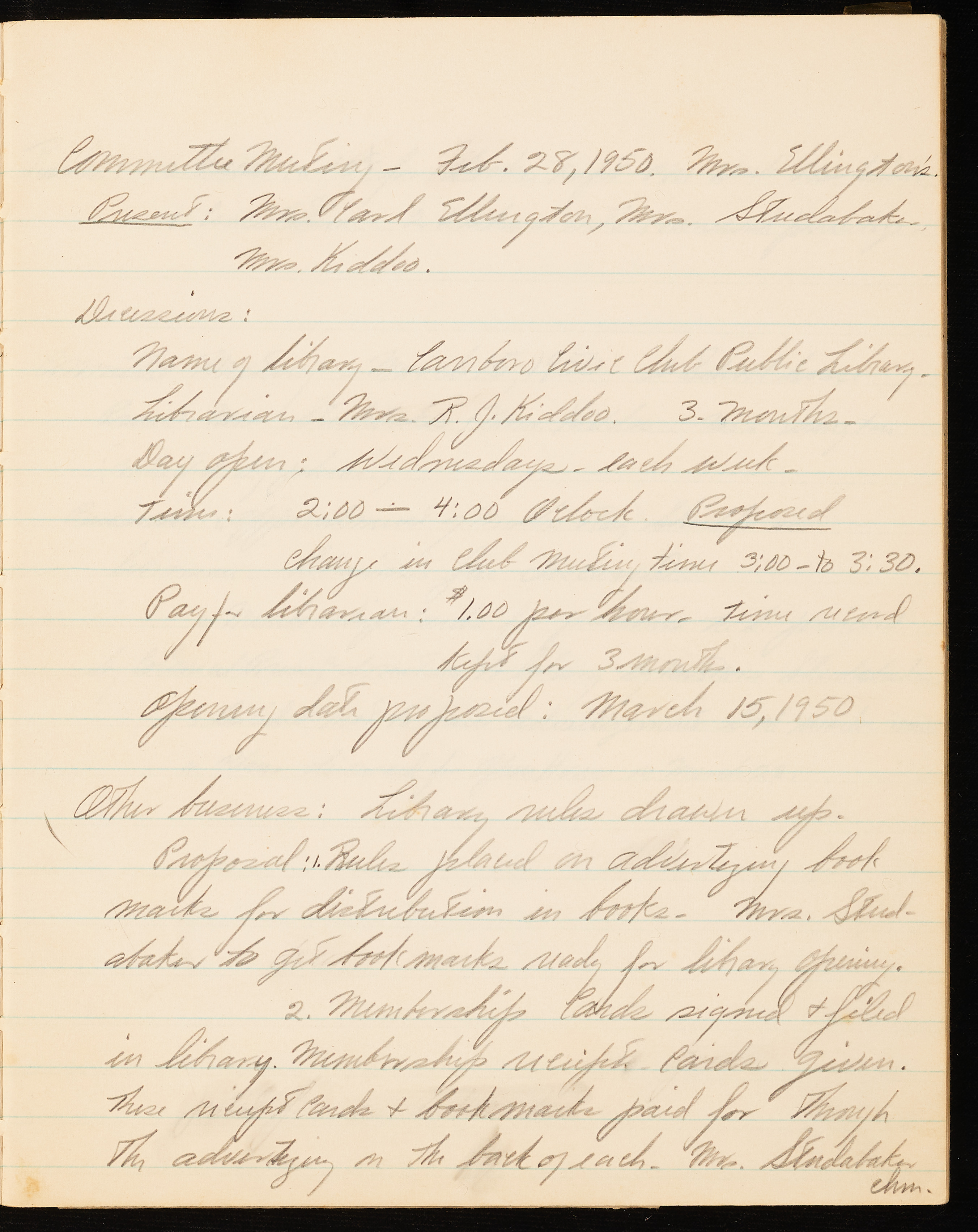 Carrboro Civic Club Public Library Scrapbook