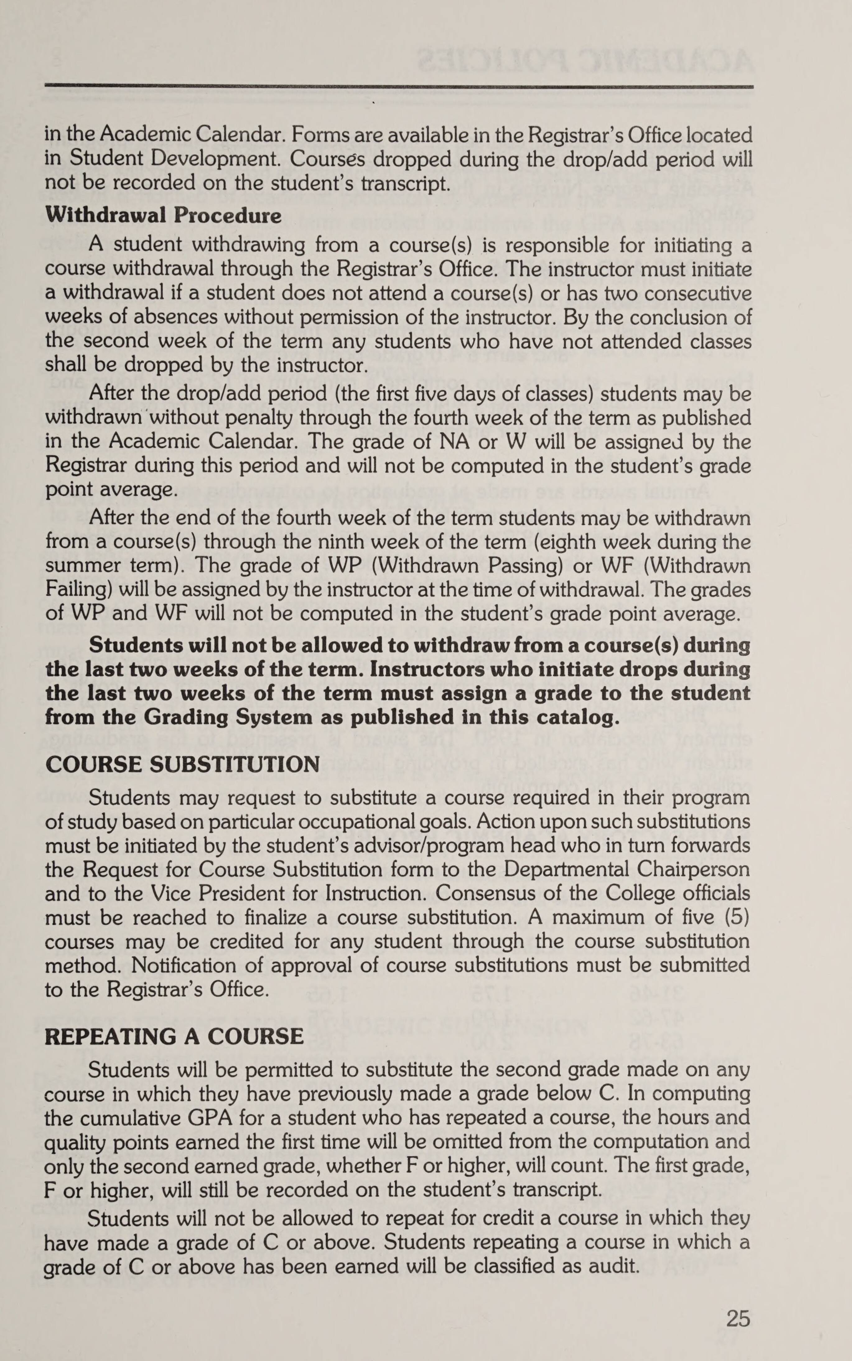 Stanly Community College General Catalog [1990-1991]
