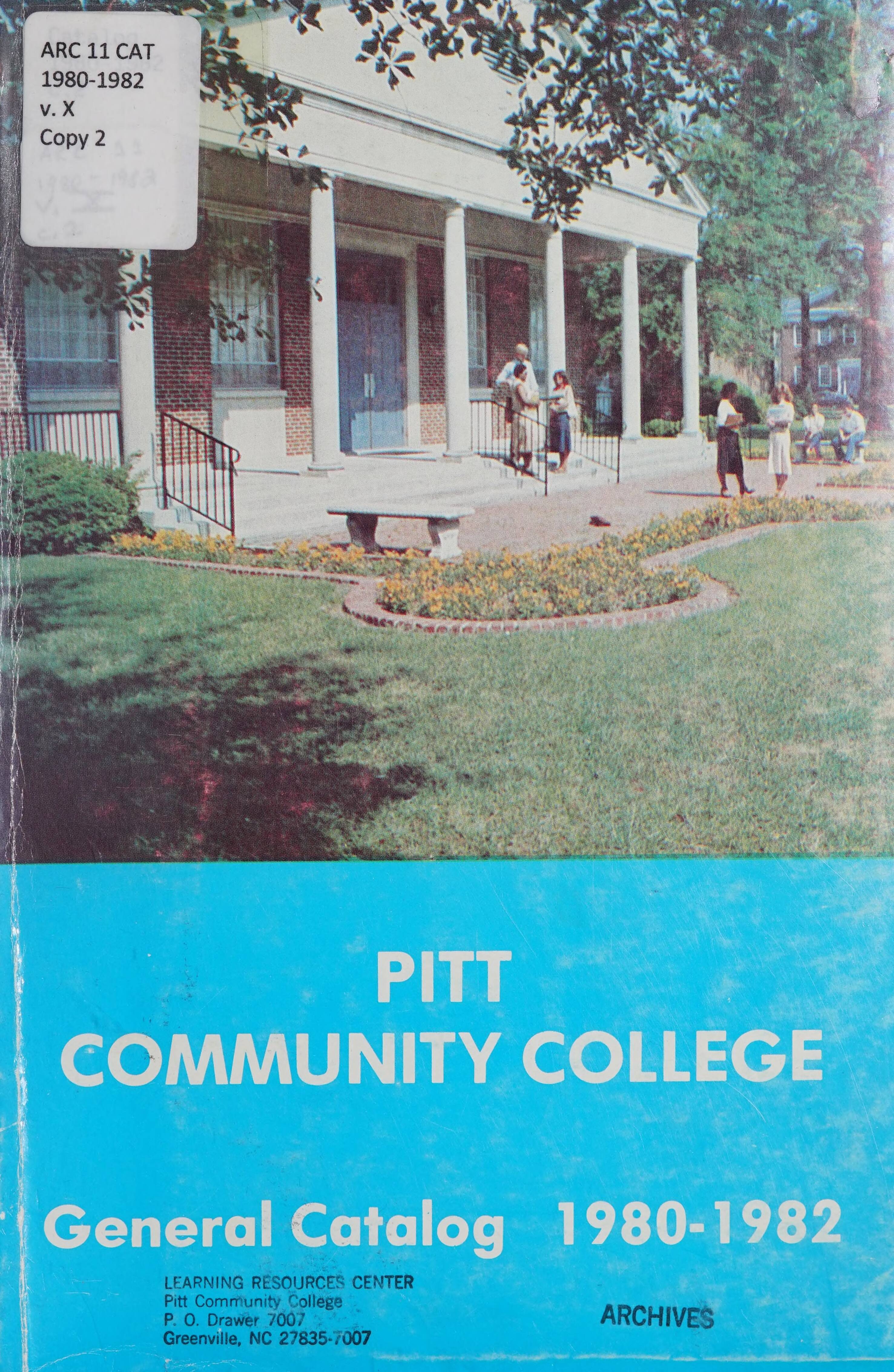 Pitt Technical Institute General Catalog [1980-1982]