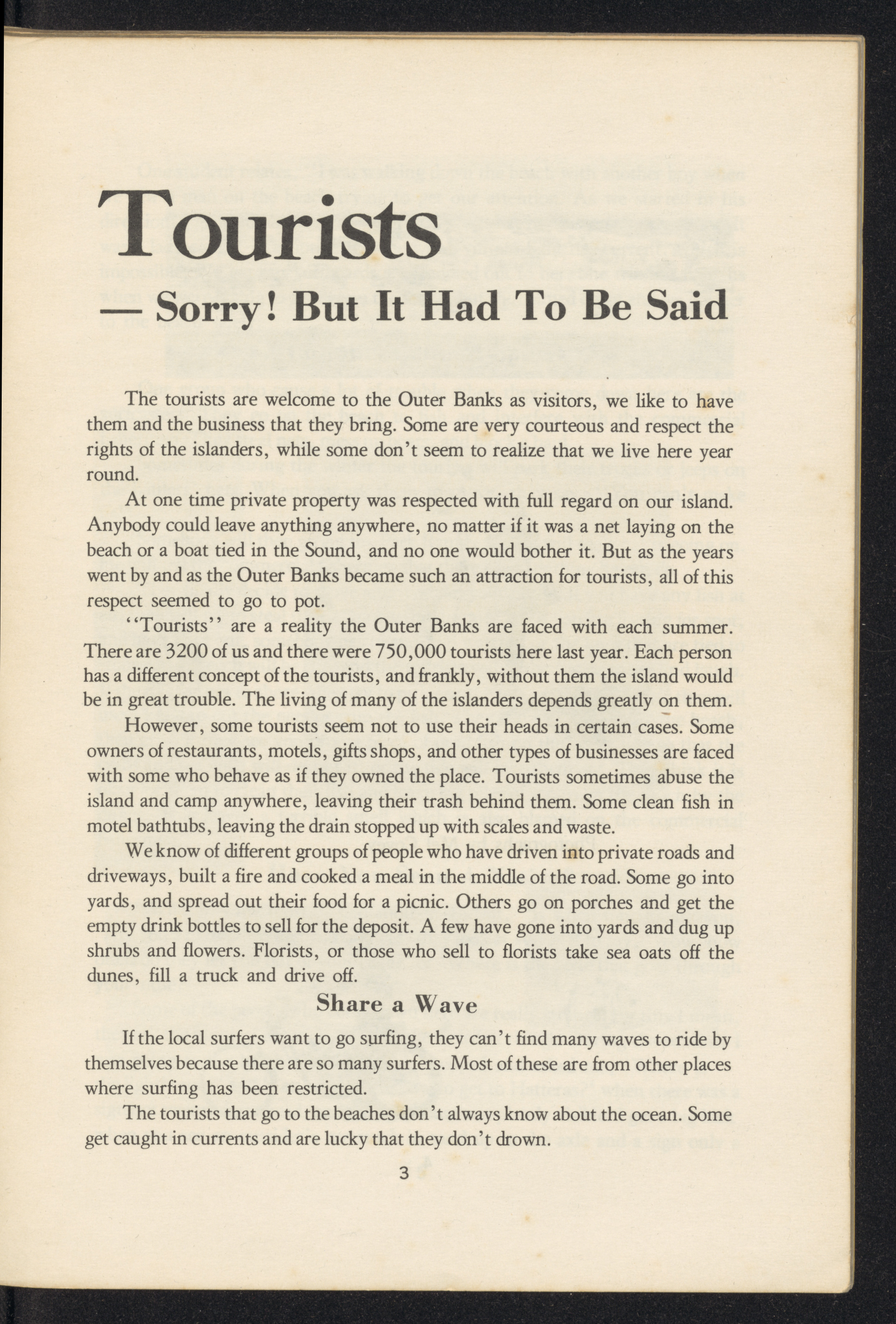 Sea Chest [Summer 1973]