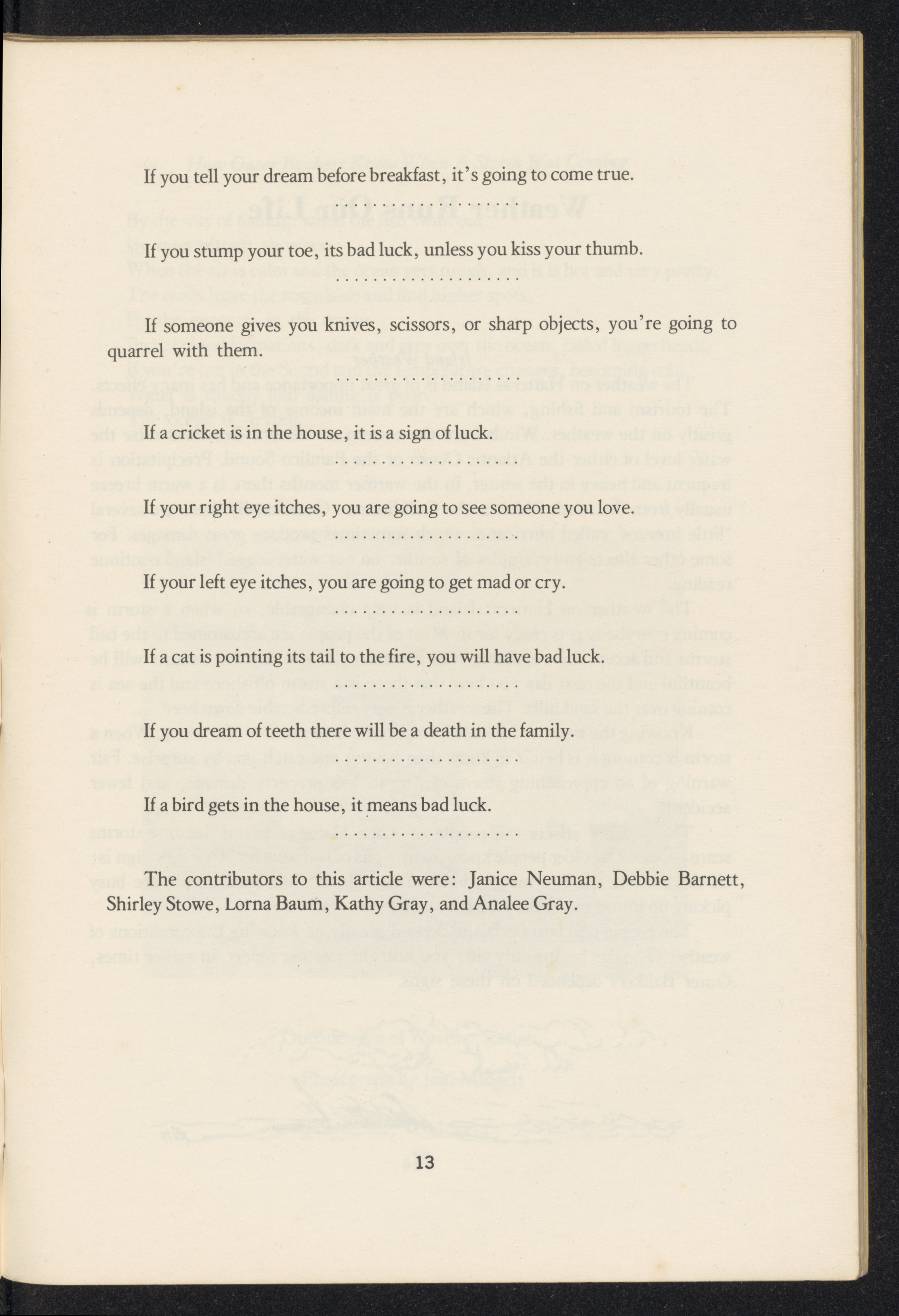 Sea Chest [Summer 1973]