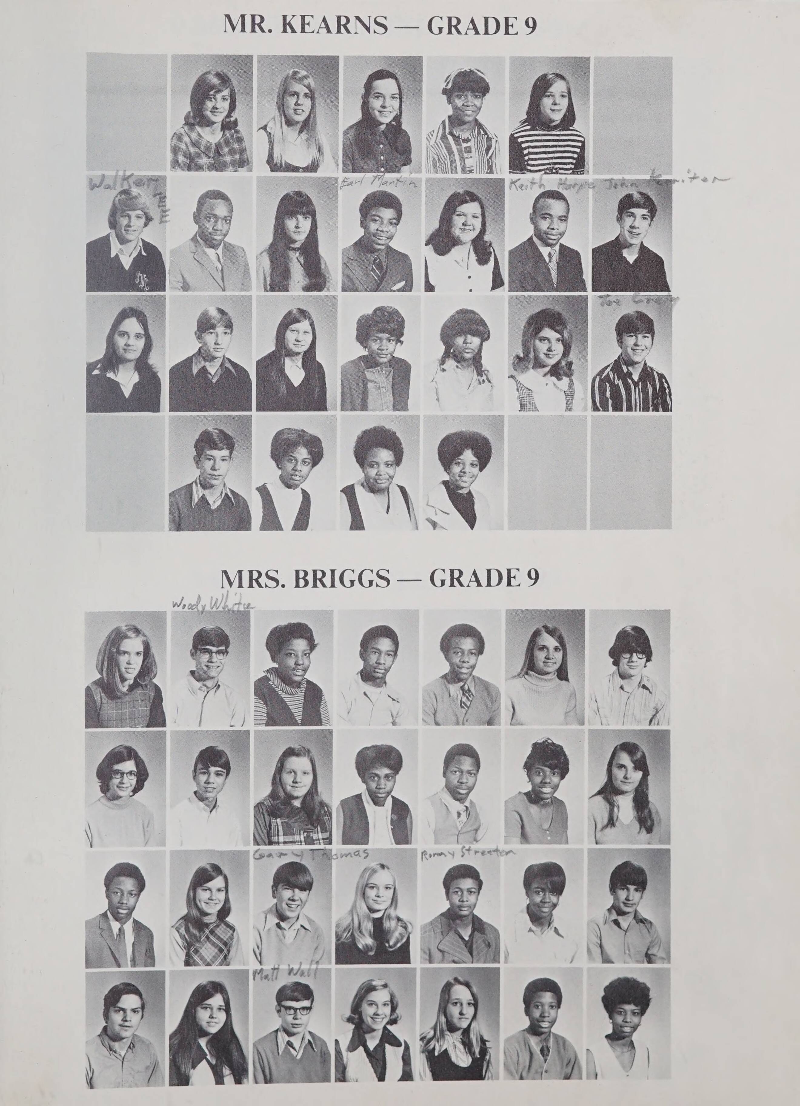 Ferndale Junior High School Classbook [1971]