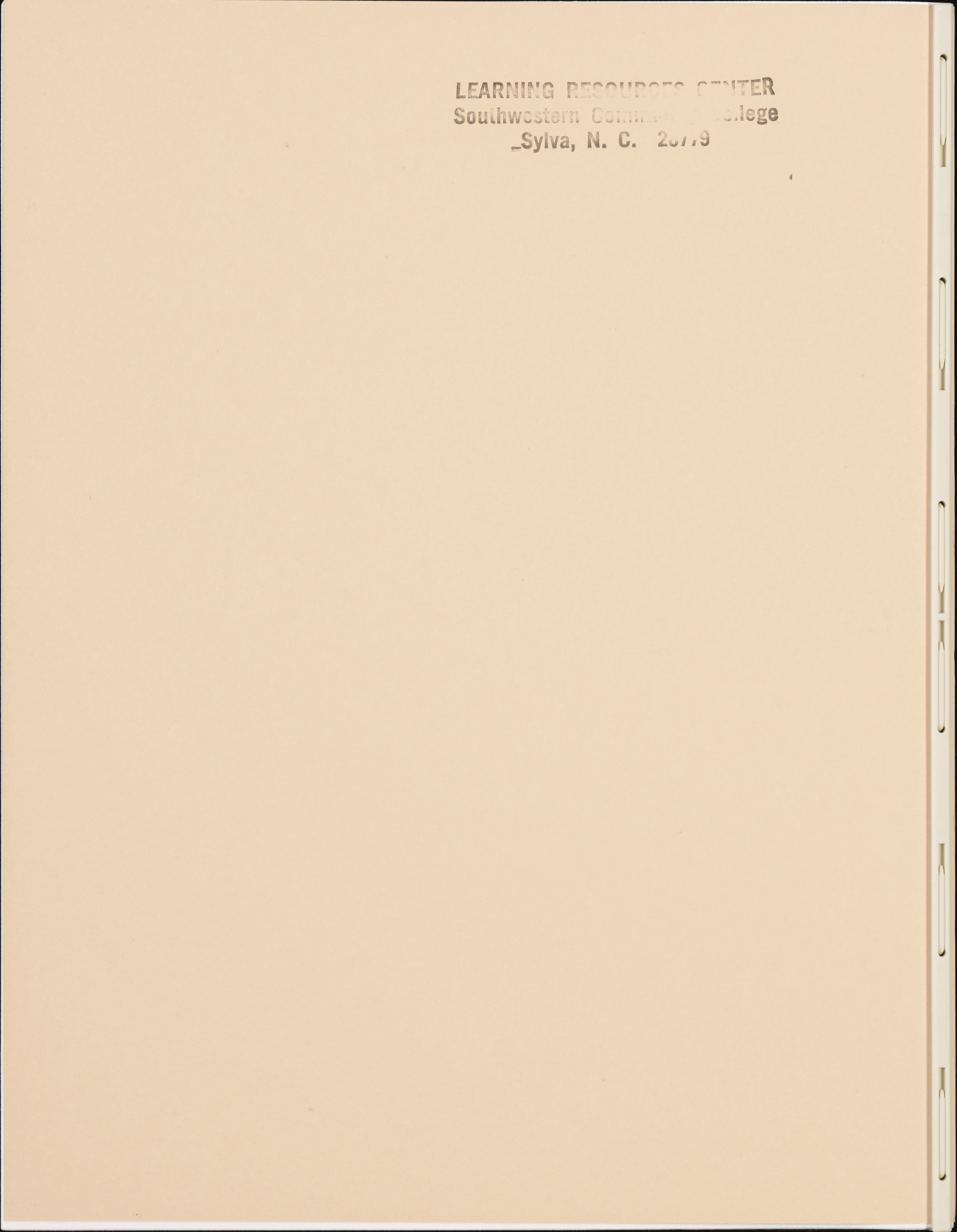 County Development Information for Swain County [1989]