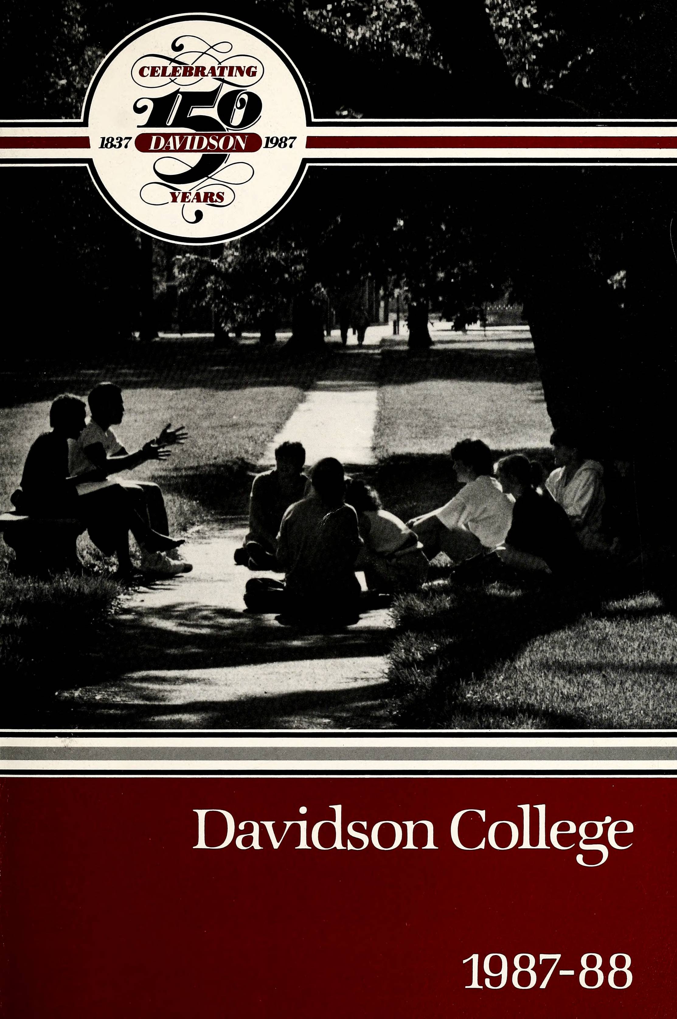 Davidson College Catalog [19871988]