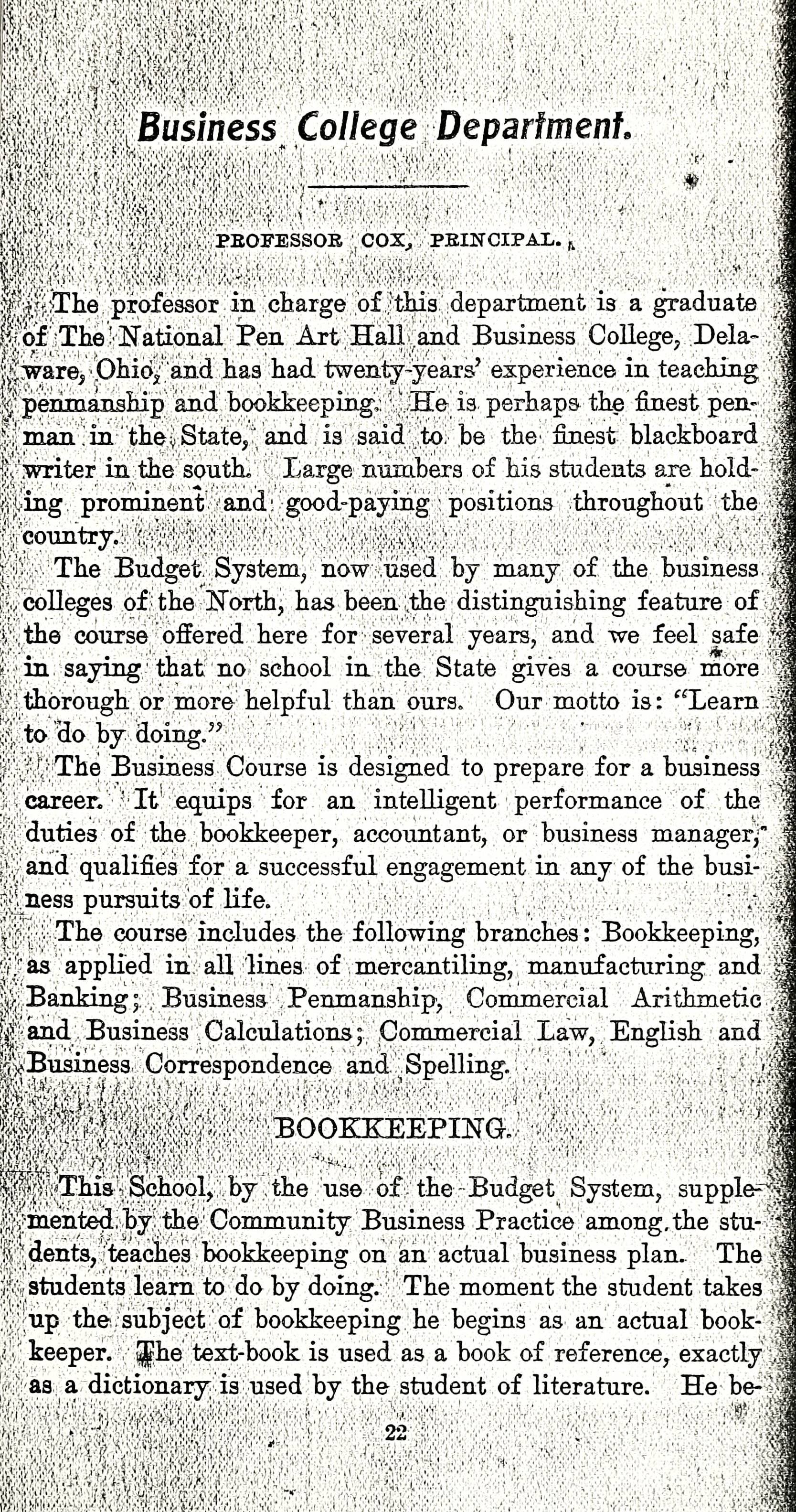 Buie's Creek Academy Course Catalog [19051913]