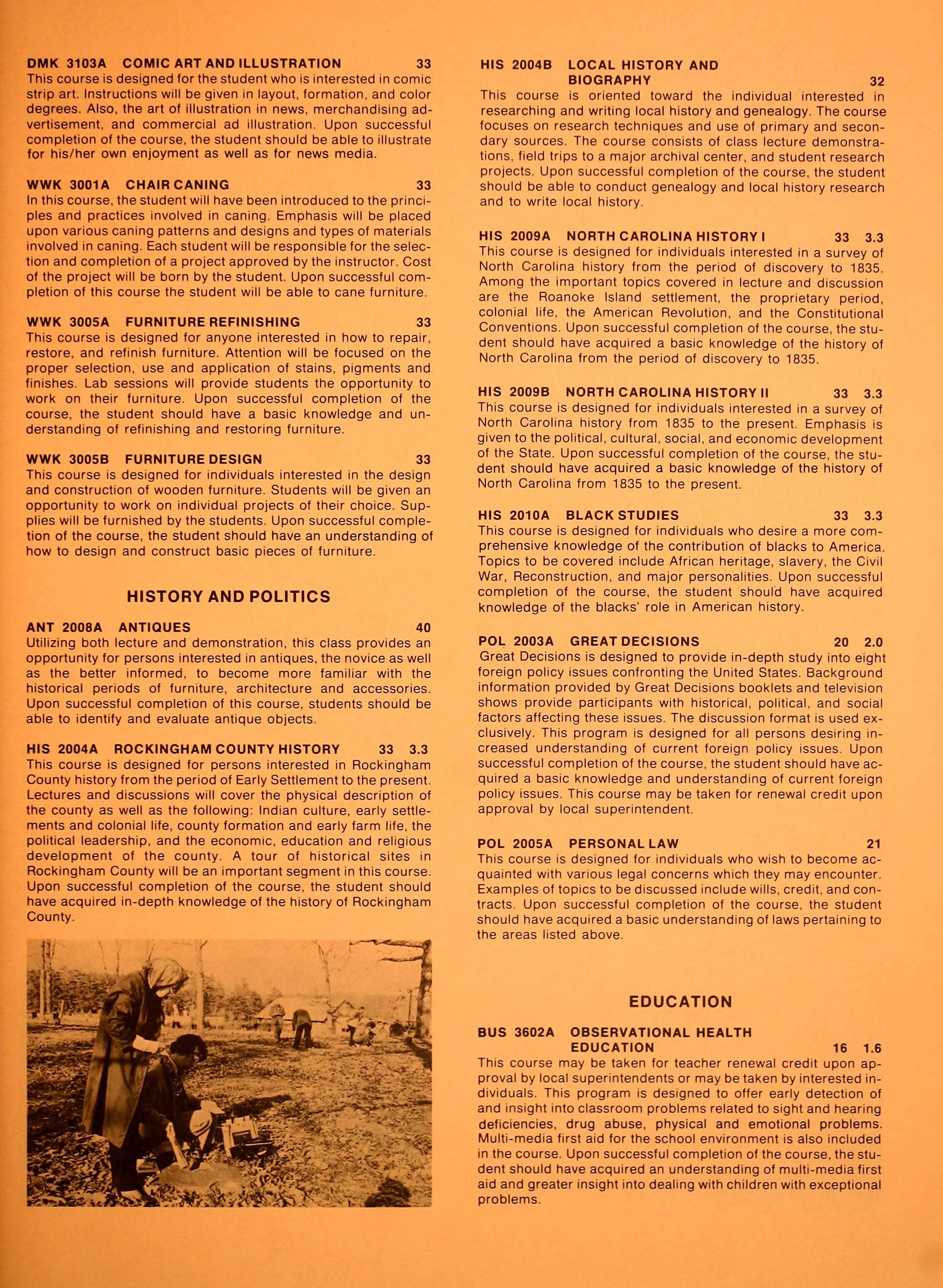Rockingham Community College Catalog [1977-1978]