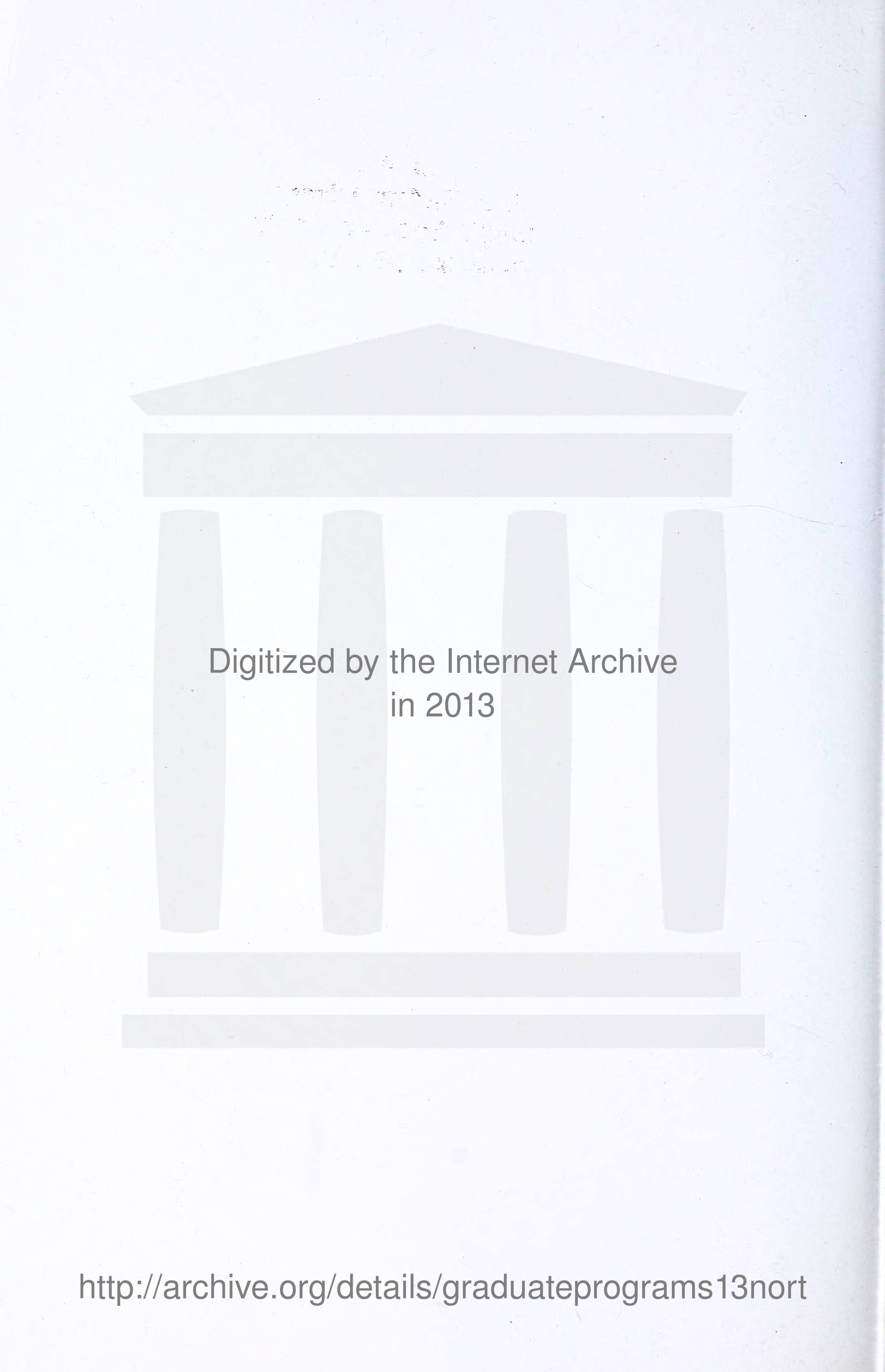 Graduate Programs Catalog [2005-2007]