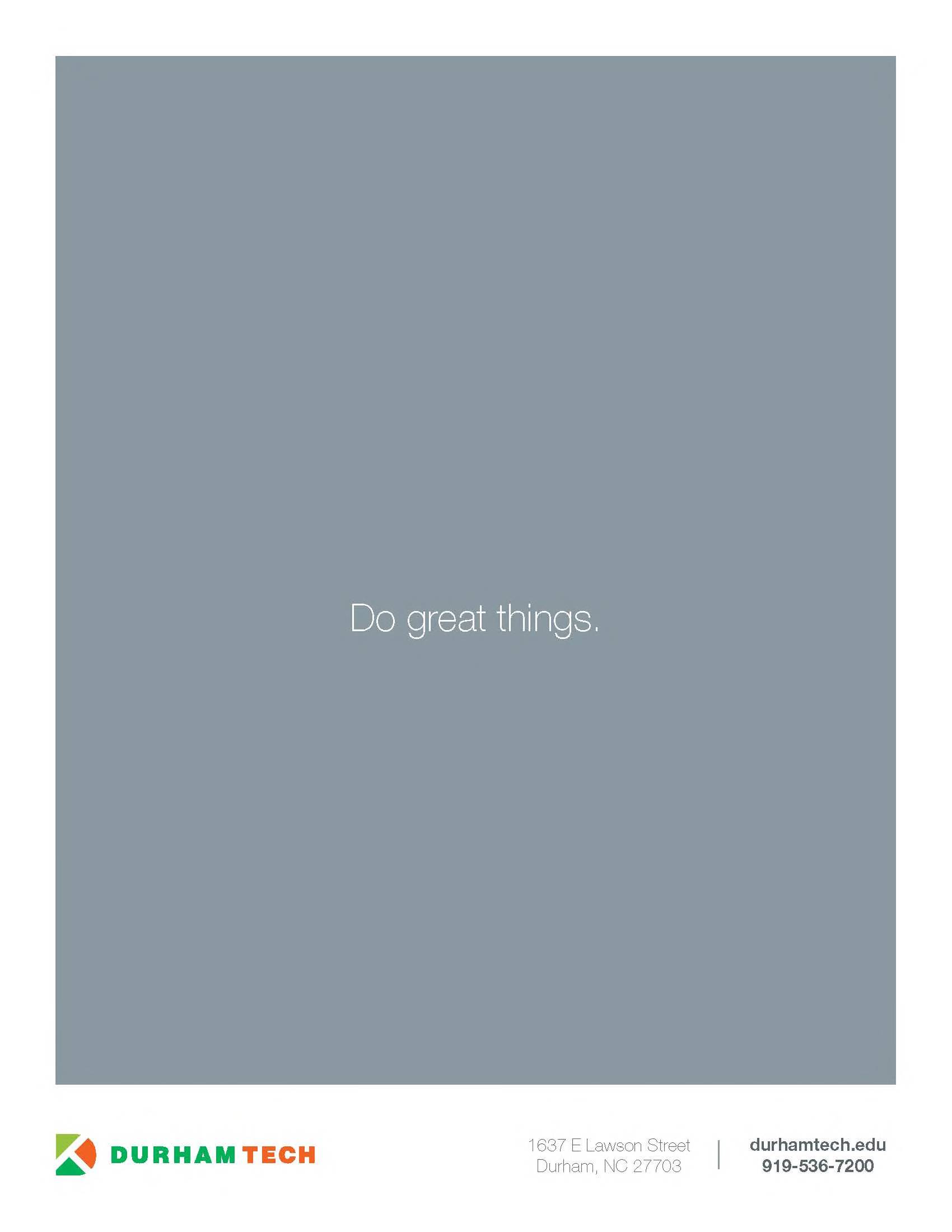 Durham Technical Community College 201617 Catalog and Student Handbook